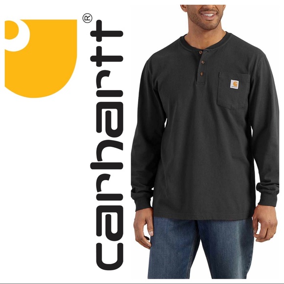 Carhartt Other - Men's Carhartt long-sleeve henley collar t-shirt